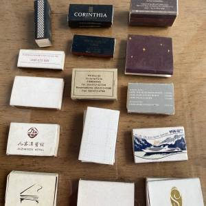 收藏品：中國多款酒店火柴盒（每個$10）