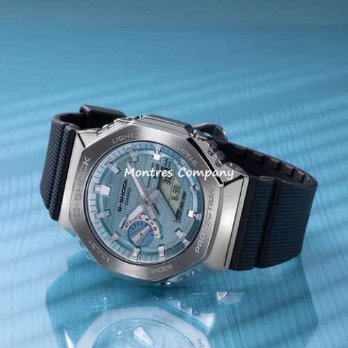 Montres Company 香港註冊公司(33年老店) 卡西歐 CASIO G-SHOCK G-STEEL 銀深藍黑 ...