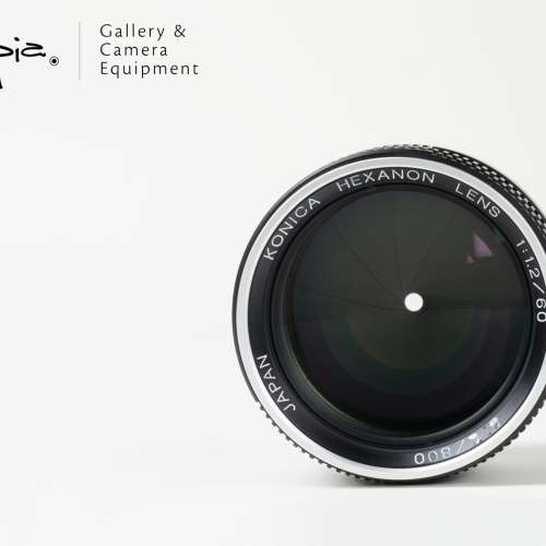 || Konica Hexanon 60mm F1.2 LTM with hood, filter & Voi LTM-M adapter ||