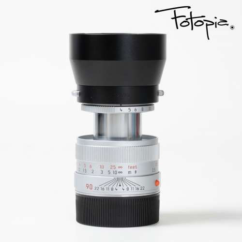 || Leica Macro-Elmar-M 90mm F4 - Silver / 11634 with full packing ||