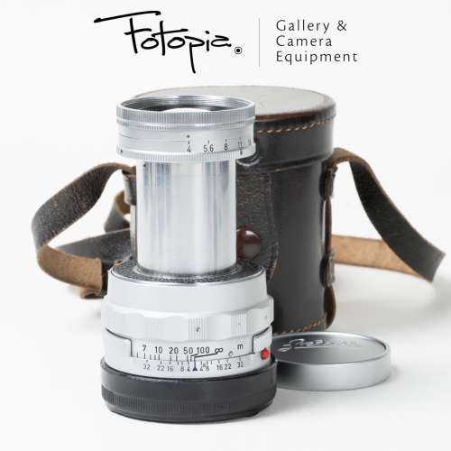 || Leica Elmar-M 90mm F4 - v1 / Collapsible with leather case ||