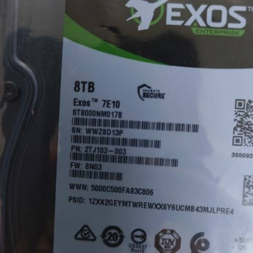Seagate Exos 7E10 Enterprise HDD 8TB