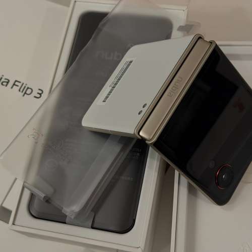 新品日版 Nubia Flip 3世代 android系統 6+128 google 対応 国際言語 日本直送