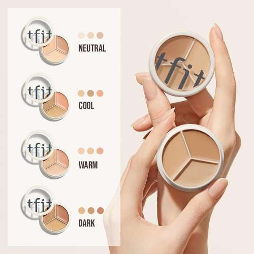 【24小時網站自助下單】現貨🌸TFIT Cover Up Pro Concealer 完美無瑕三色遮瑕膏| 提...