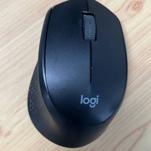 Logitech M331 黑色靜音無線滑鼠
