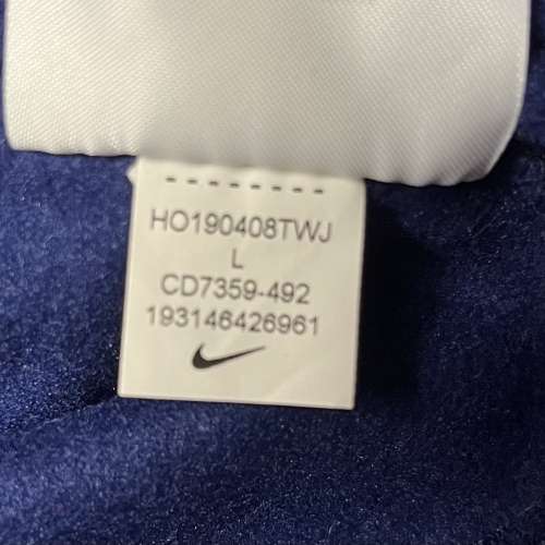 Nike Dri-FIT Hoodie Grey Blue Size L