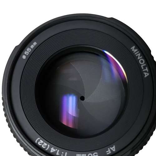 Minolta AF 50mm F1.4 RS A-mount lens