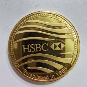 2015年,匯豐銀行鍍金紀念章