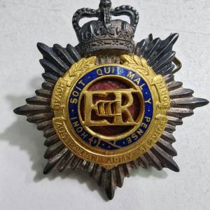 英國皇家服務軍團,軍官銀帽章