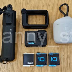 GoPro HERO 11 Black 專業防水運動相機(顯示SD卡錯誤) 連GoPro Volta電源手柄 TELE...