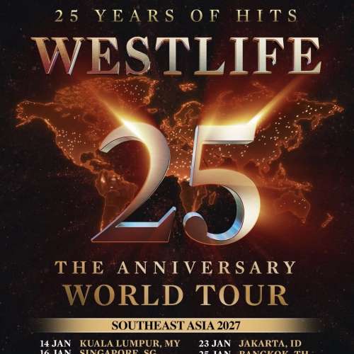 放 Westlife 27/1 前排連位 Vip$2499 $1499 有意歡迎whatsapp/wechat 85254425047