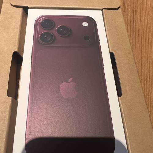 未拆 iphone 18 pro 512gb 酒紅色 burgundy