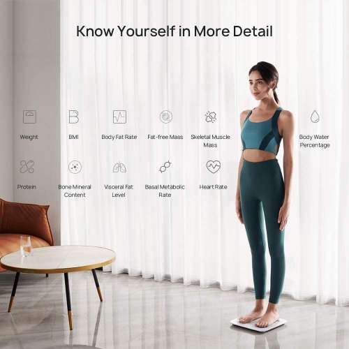 HUAWEI Scale 3 華為智能體脂磅3，簡潔實用設計，HUAWEI TruFit&trade;人體成分檢測算法...