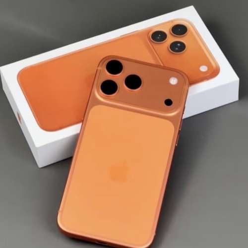 iPhone 17pro 256gb,港行無花，電91，完美冇花、冇修冇拆！