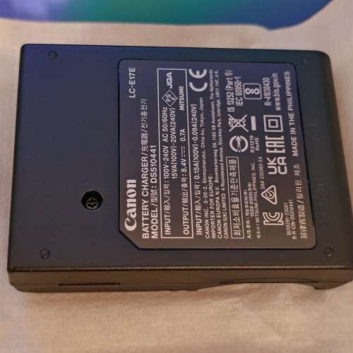全新原裝Canon LP-E17充電器
