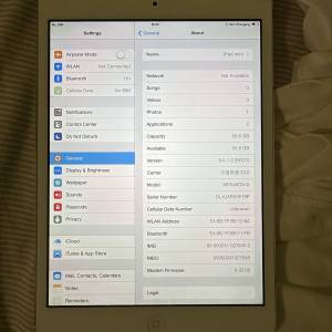 iPad mini 1 64G 3G網路