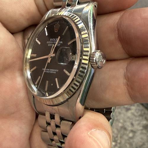 好𠃊靚😂 Rolex 1601 少有靚黑面 原裝炮仗帶19格 62510H橋冚 $33888