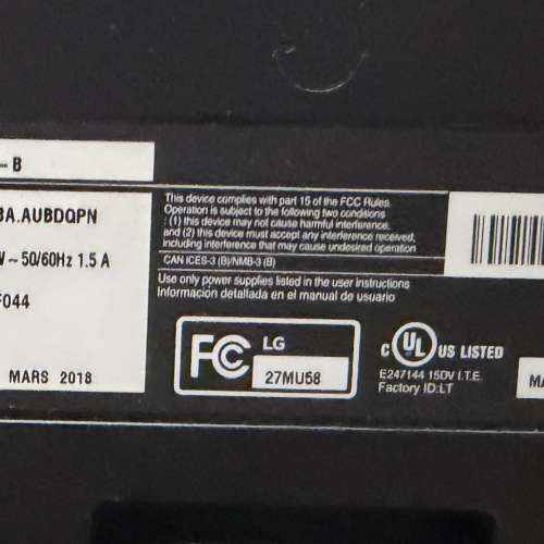 LG 27MU58-B 27吋 4K UHD 液晶顯示器