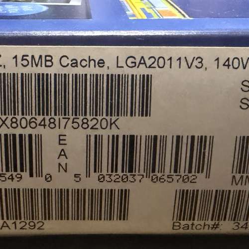 Intel Core i7-5820K LGA 2011V3 & Intel Core i7-3930K LGA 2011