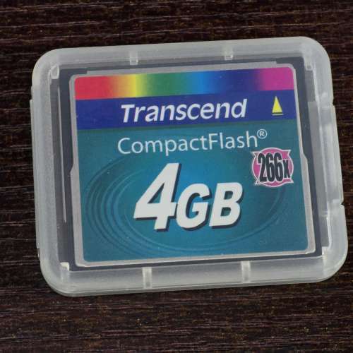 Transcend Compact Flash CF Card 4GB