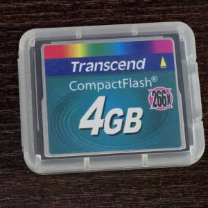 Transcend Compact Flash CF Card 4GB