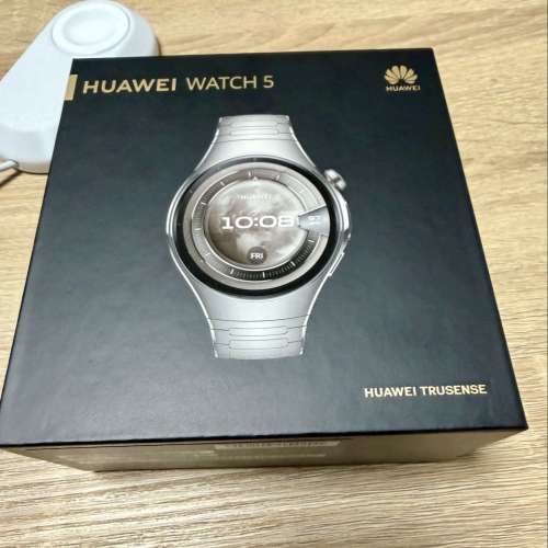 港版HUAWEI華為 WATCH 5 46mm 鈦空銀鈦金屬錶帶智能手錶