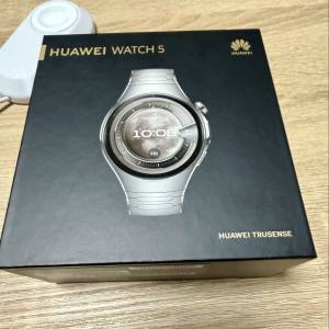 港版HUAWEI華為 WATCH 5 46mm 鈦空銀鈦金屬錶帶智能手錶