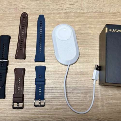 港版HUAWEI華為 WATCH 5 46mm 鈦空銀鈦金屬錶帶智能手錶