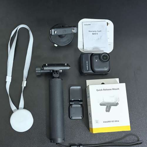 (有保) Insta360 GO Ultra 連原廠配件