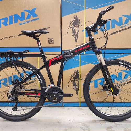 TRINX ARES 2.0 (貨架版) (黑) - 27速 油壓碟剎 26吋 鋁合金 摺車