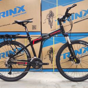TRINX ARES 2.0 (貨架版) (黑) - 27速 油壓碟剎 26吋 鋁合金 摺車