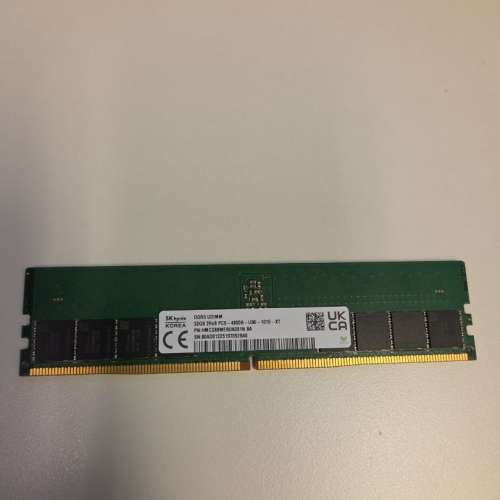 SK hynix DDR5 UDIMM 32GB 4800MHz RAM