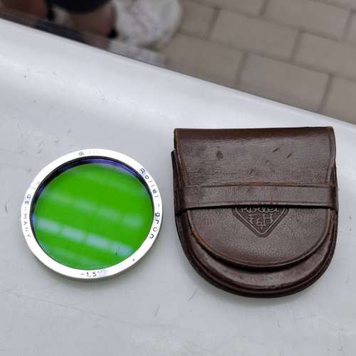 ROLLEIFLEX BAY 3 METAL HOOD  ROLLEIFLEX BAY 3 GREEN FILTER  ROLLEIFLEX BAY 3 CAP
