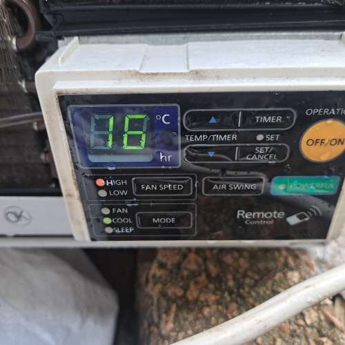 Panasonic   1.5匹   窗口式 冷氣機