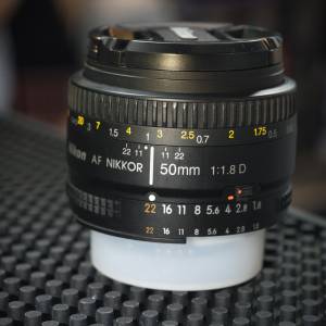 Nikon 50/1.8 AF D 50MM 功能正常 鏡片通透