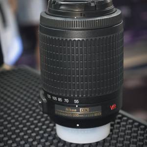 Nikon 55-200 G VR 功能正常 鏡片通透