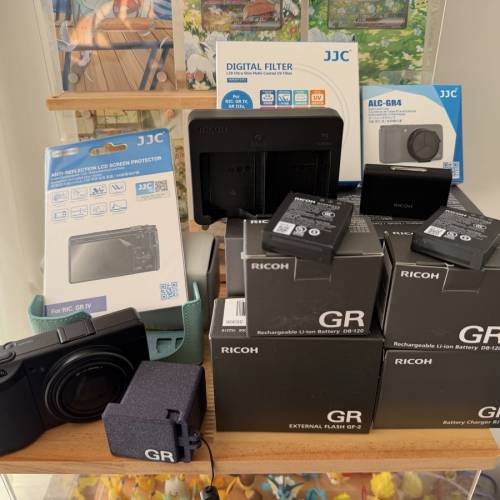 極新淨 極美品 RICOH GRIV GR4 相機連配件 789快門