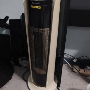 $500 80%新 100% worked Homeleader 直立式陶瓷暖風機（塔式電暖器），外觀為米白色...