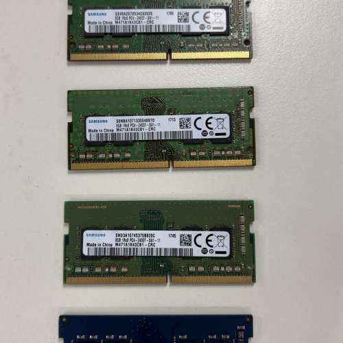 Samsung 8gb DDR4 2400T Ram 手提電腦記憶體 laptop用