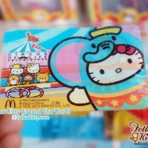 全新 2013 McDonald&rsquo;s 麥當勞 Hello Kitty Circus of Life 為食咭 收藏卡