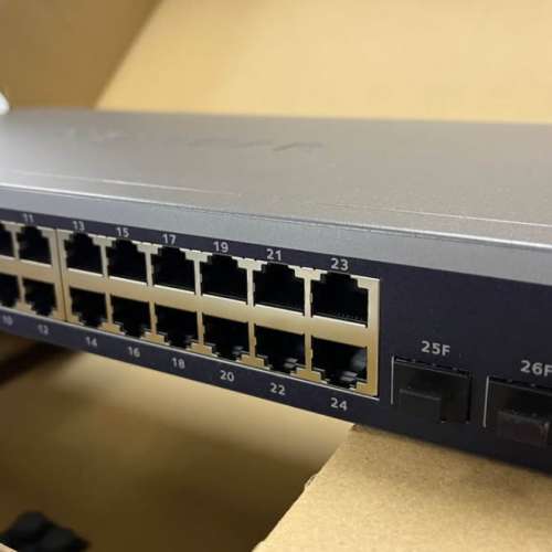 [手快有手慢冇,6/9前走] NETGEAR GS724T (V6) Ethernet Switch 24port (24-Port 智...