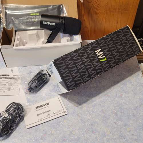 SHURE M7專業主播個咪。