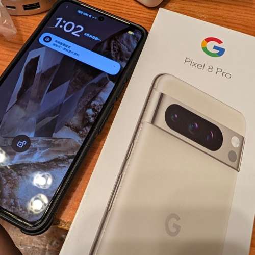 Google Pixel 8 Pro 256GB Porcelain 白色二手有盒原裝線