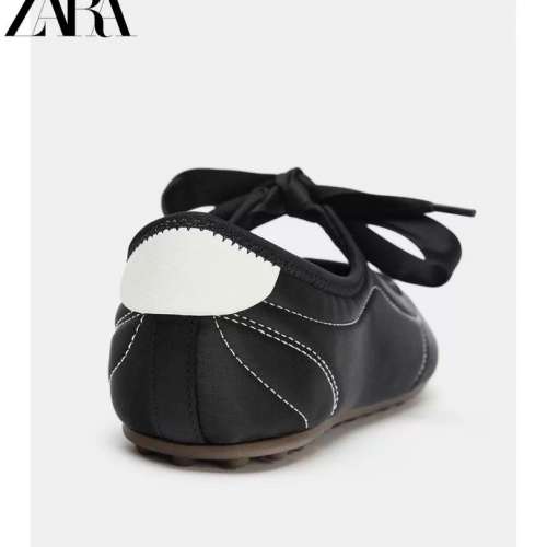 全新 Zara縫線平底芭蕾鞋 EU40