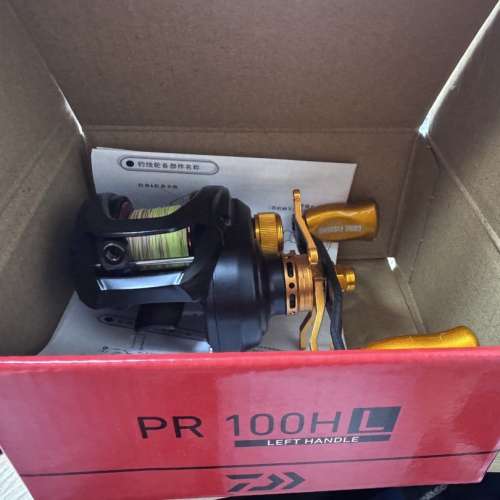 Daiwa PR100H-L 捲線器 + Abu Garcia MAXSX662M-F 釣竿