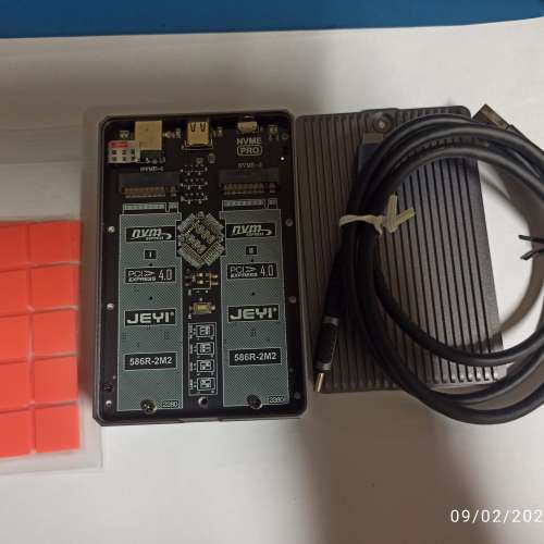 佳翼nvme pcie4x4x2外置陣列盒20Gbps（ 不跟12V/3A火牛）