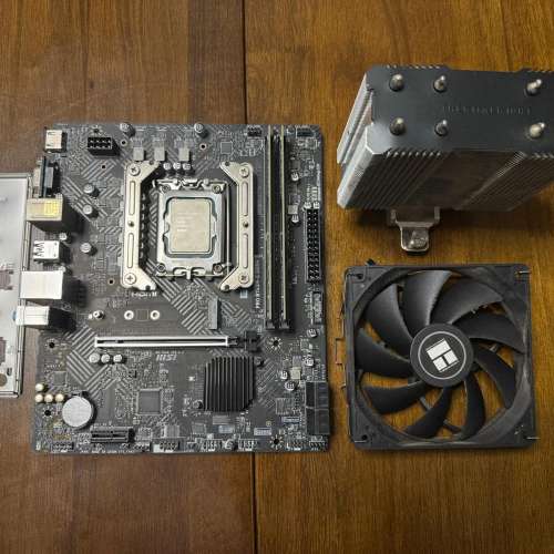 i7-12700KF + MSI B760M-E DDR4 + klevv ddr4 3200 16g x2 + thermalright 120x