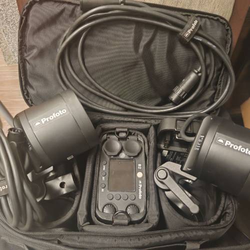 Profoto B2 燈頭連控制器及袋