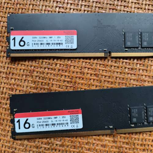 2*ddr4 16GB*2= 32GB