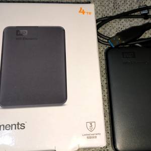 WD Elements 4TB 2.5" 外置硬碟 w/天馬G 懷舊復古遊戲 模擬器
